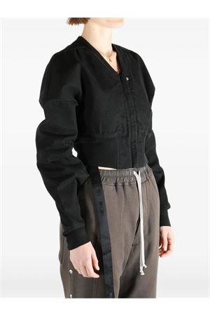 Giacca crop Flight Jkt nero RICK OWENS DRKSHDW | DS01F4721CVS09